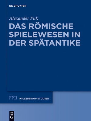 cover image of Das römische Spielewesen in der Spätantike